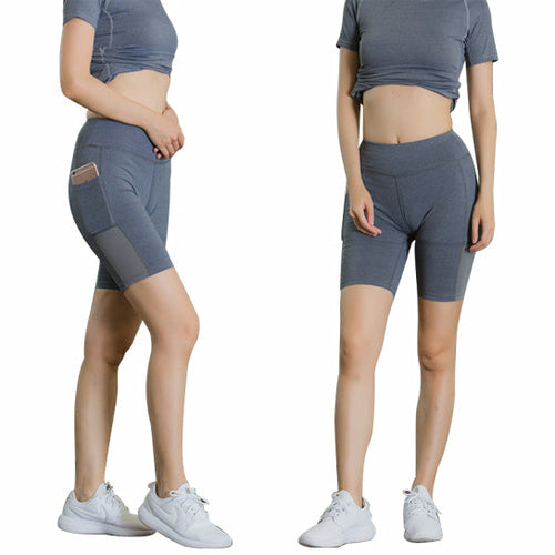 Calções de Yoga com Bolso para Telemóvel