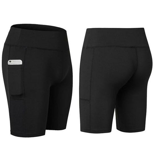 Calções de Yoga com Bolso para Telemóvel