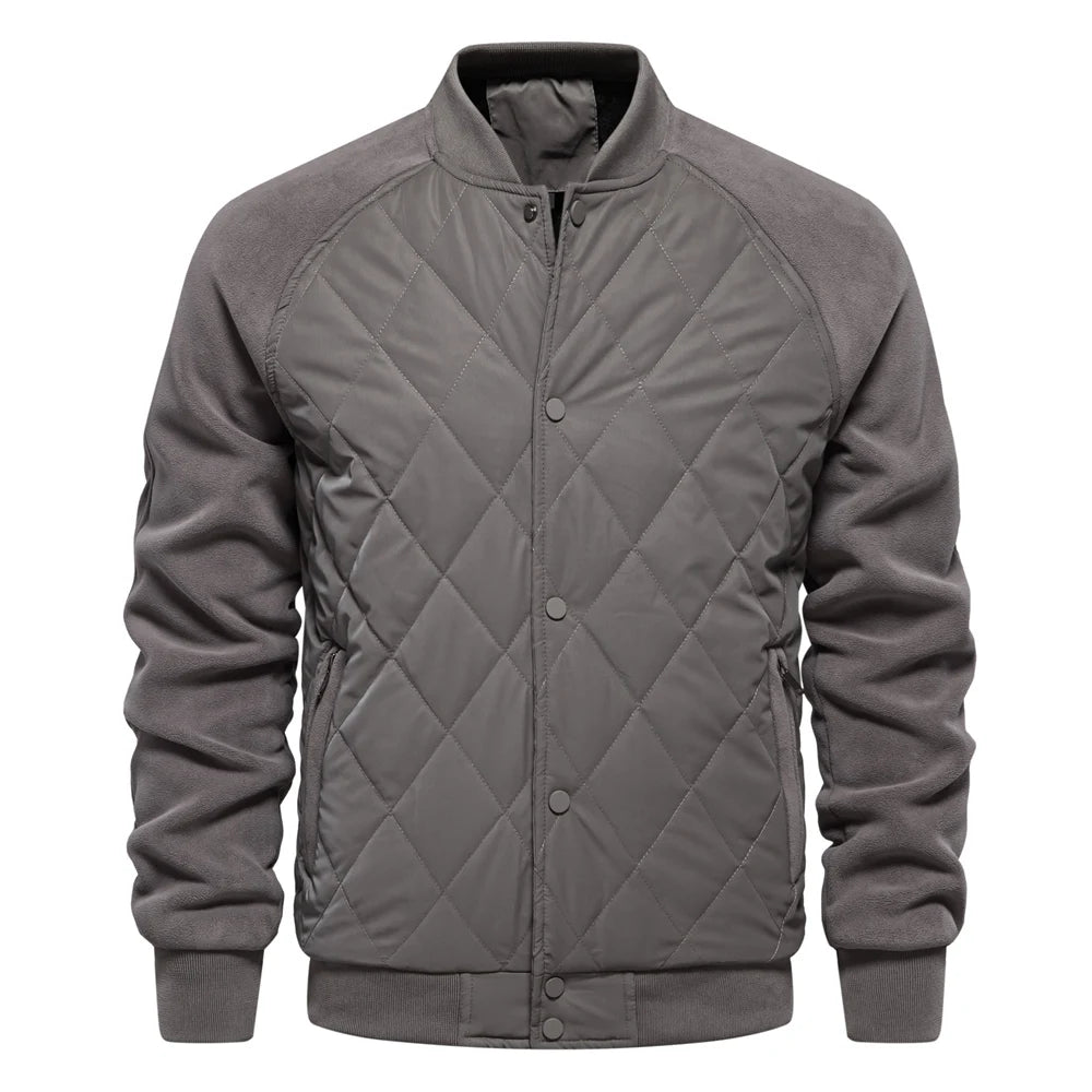 Casaco Bomber Forrado com Fleece para Homem