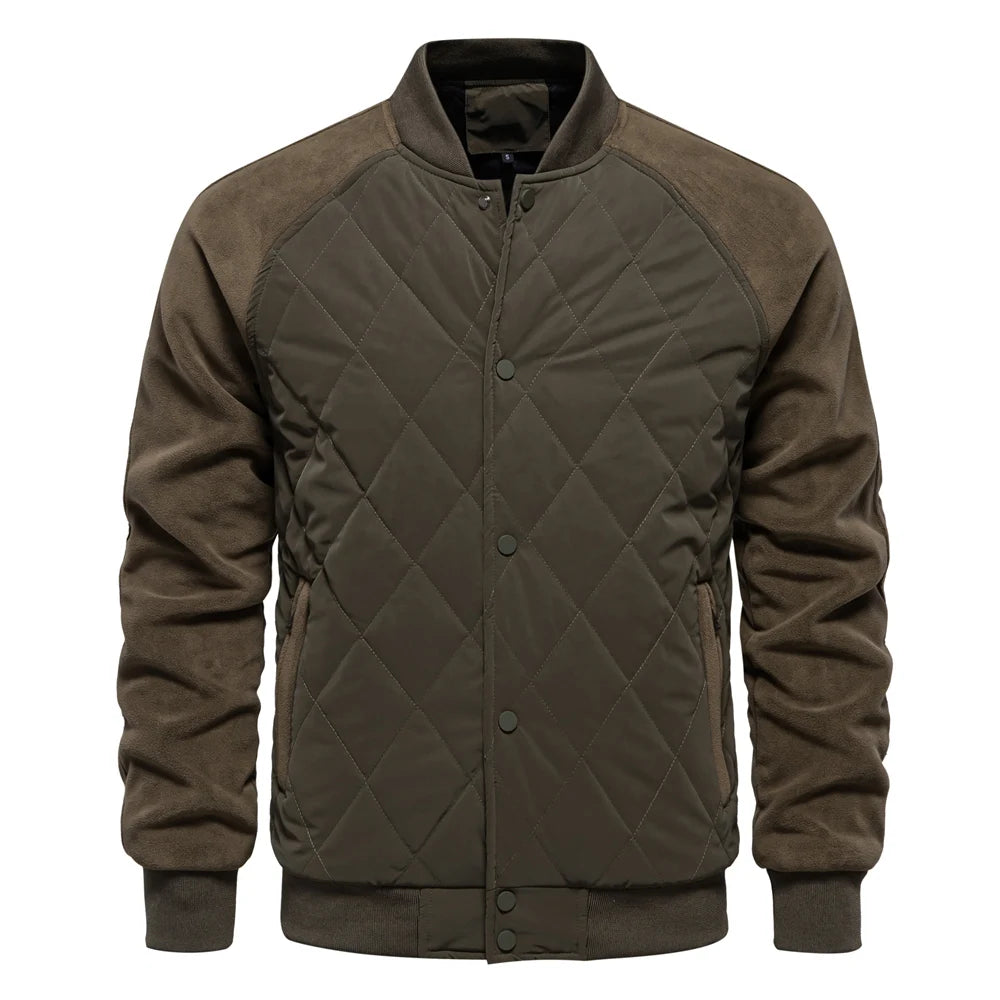 Casaco Bomber Forrado com Fleece para Homem