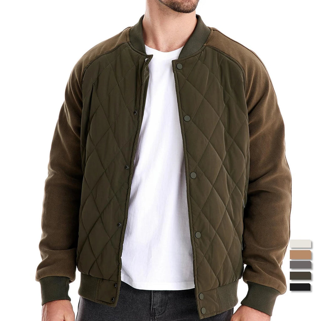 Casaco Bomber Forrado com Fleece para Homem