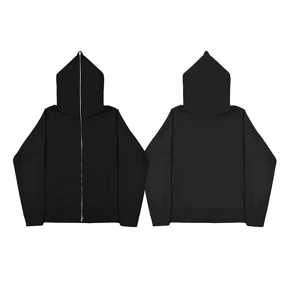 Hoodie com Fecho Oversized para Homem