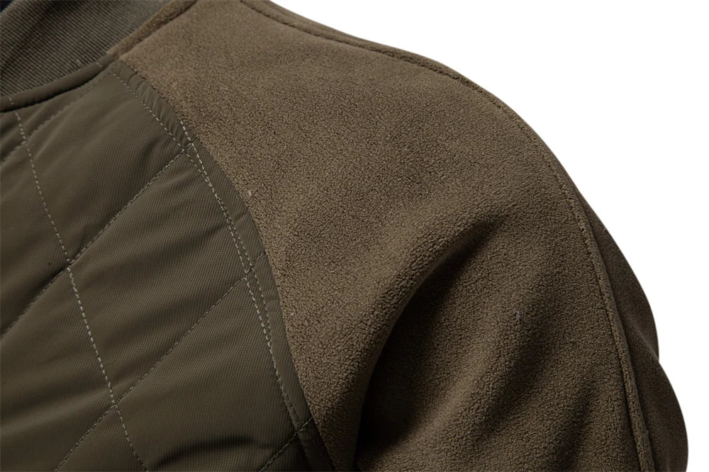 Casaco Bomber Forrado com Fleece para Homem