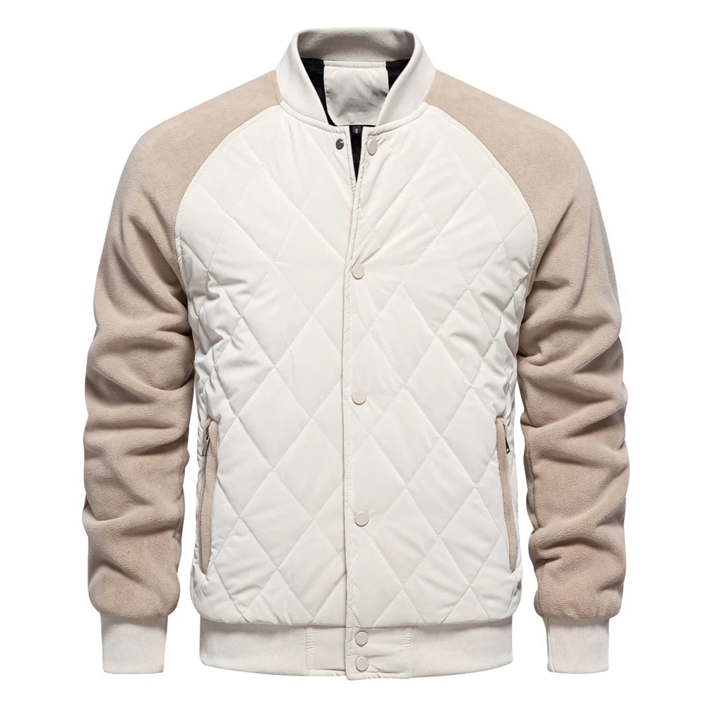 Casaco Bomber Forrado com Fleece para Homem