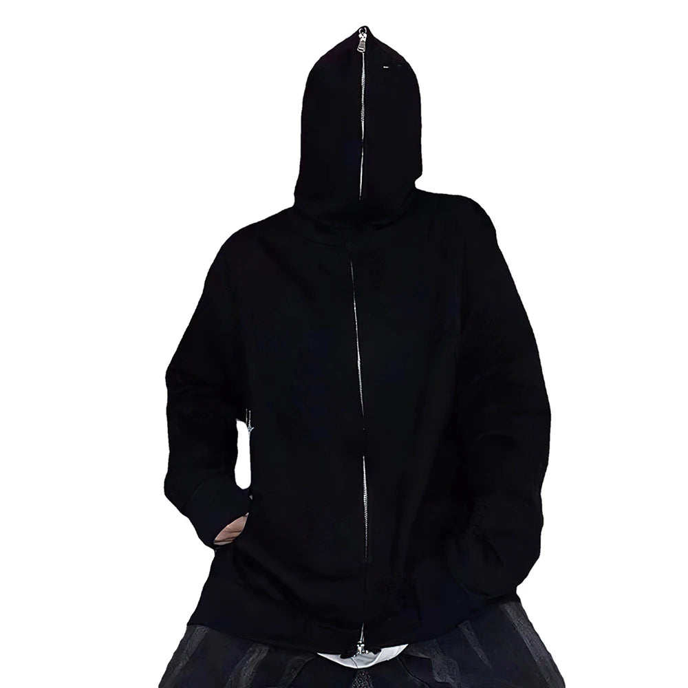 Hoodie com Fecho Oversized para Homem