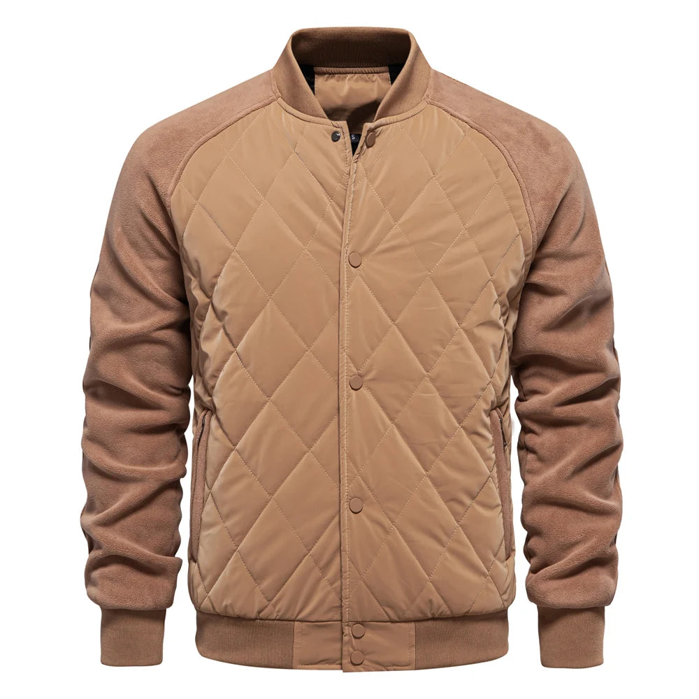 Casaco Bomber Forrado com Fleece para Homem