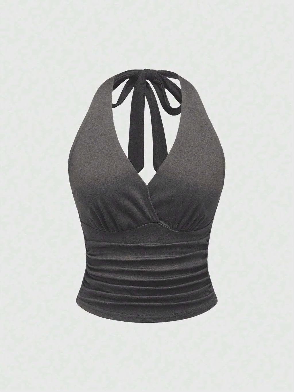 Top Halter com Estampado Leopardo