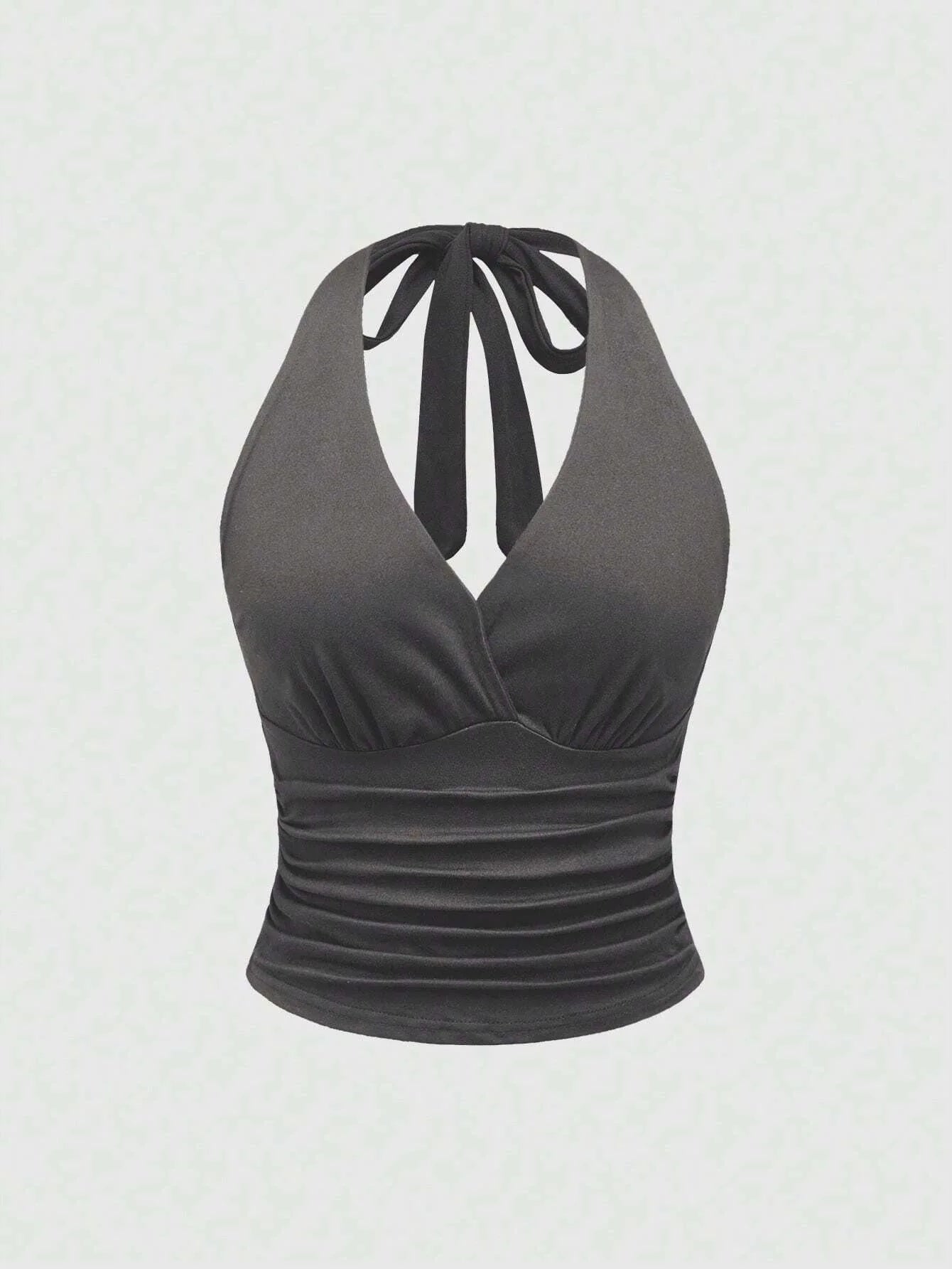 Top Halter com Estampado Leopardo