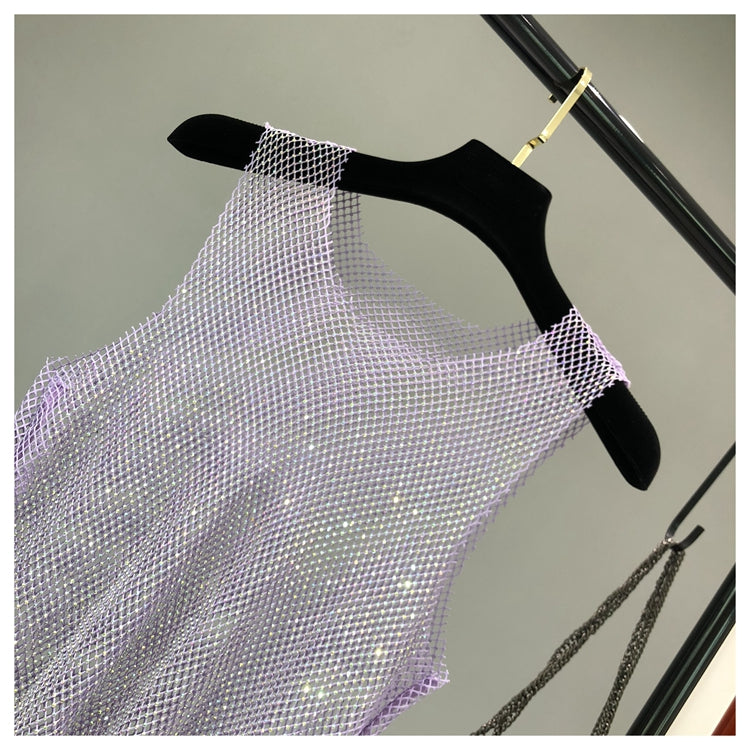 Top Brilhante com Cristais para Festa