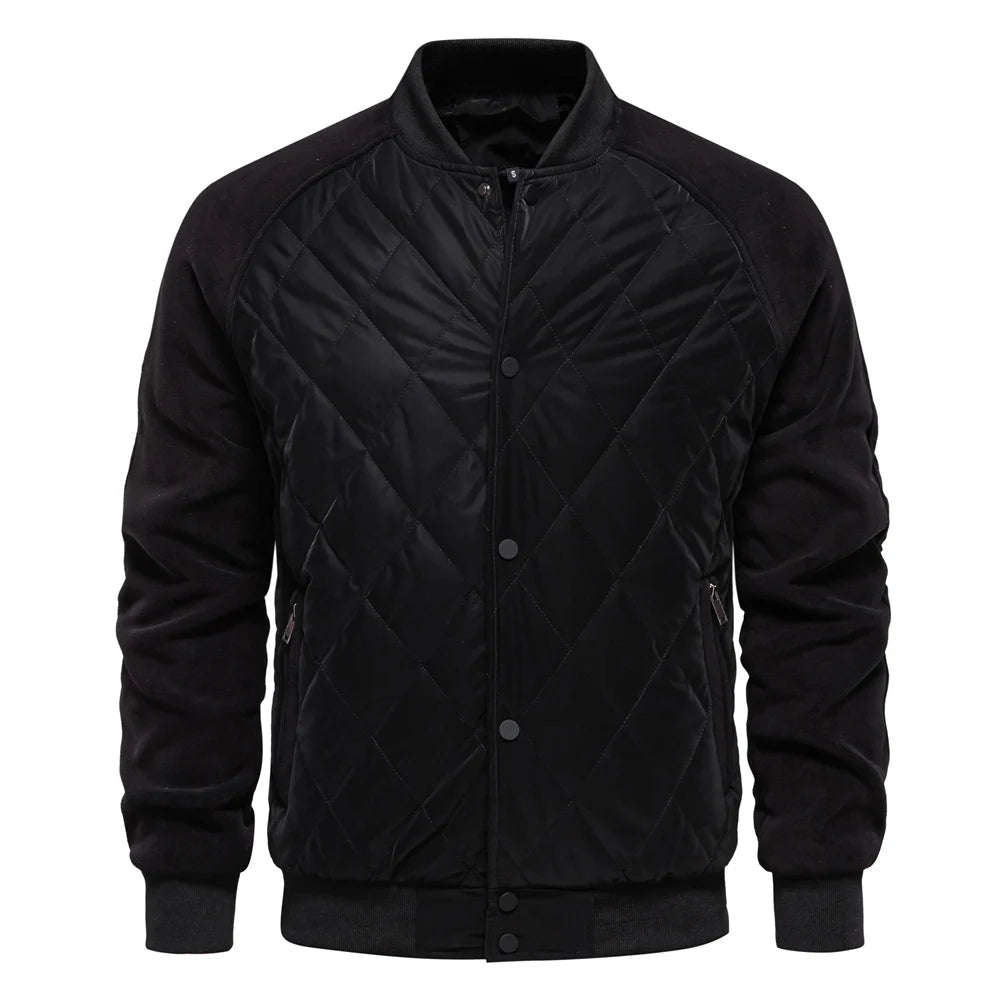 Casaco Bomber Forrado com Fleece para Homem