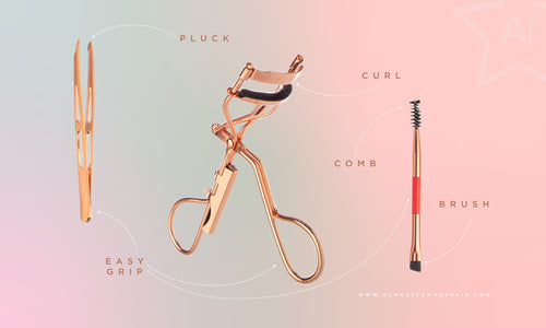 Kit Completo de Curvador de Pestanas Rose Gold